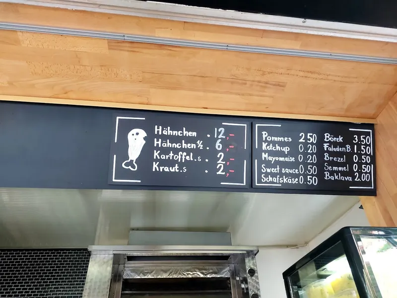 Frische Grillhendl und Döner