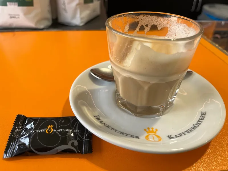 Frankfurter Kaffeerösterei Cafébar in der Kleinmarkthalle