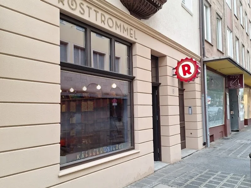 Rösttrommel Kaffeerösterei Josephsplatz