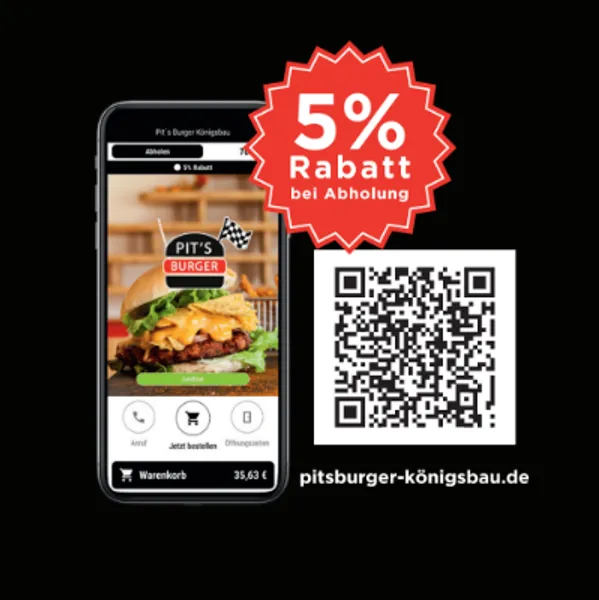 Pit’s Burger Stuttgart - 5% NUR über unseren Webshop