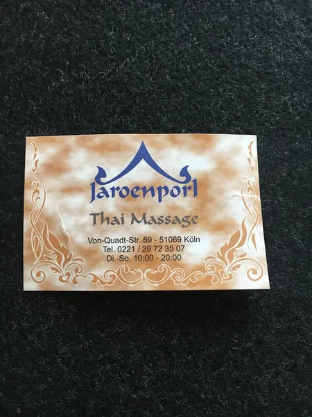 Jaroenporl Thaimassage