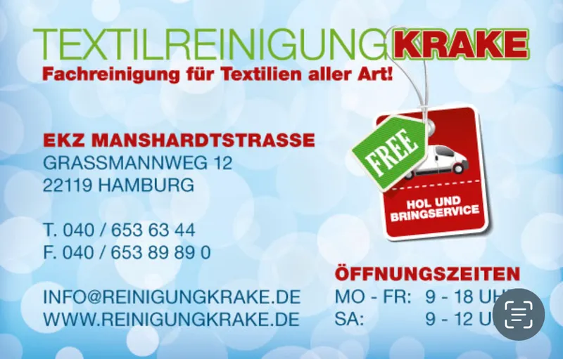 Textilreinigung Krake