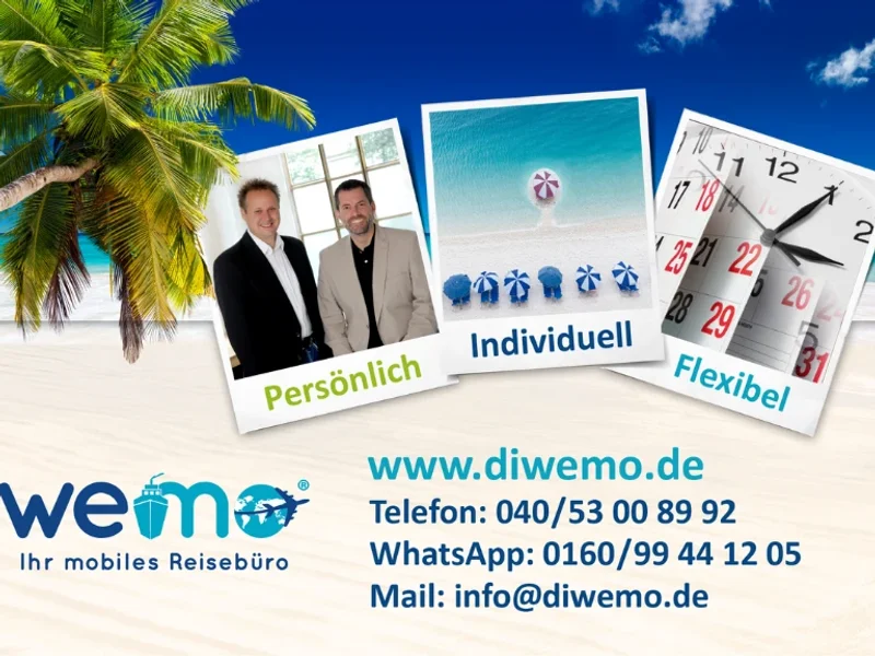 diwemo - Ihr mobiles Reisebüro