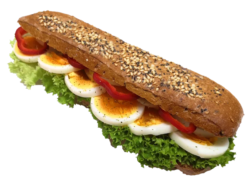 Kaffeepott, der Brötchenlieferservice