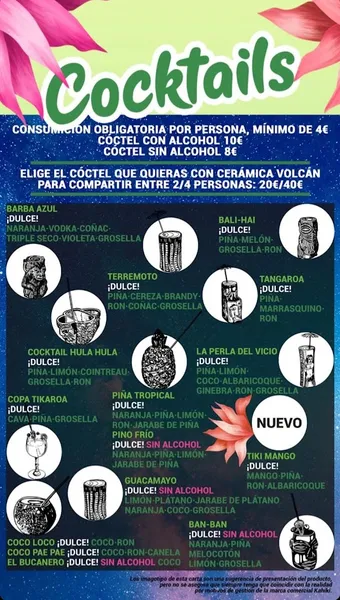 Kahiki, bar, pub, cocteleria, de moda en barcelona