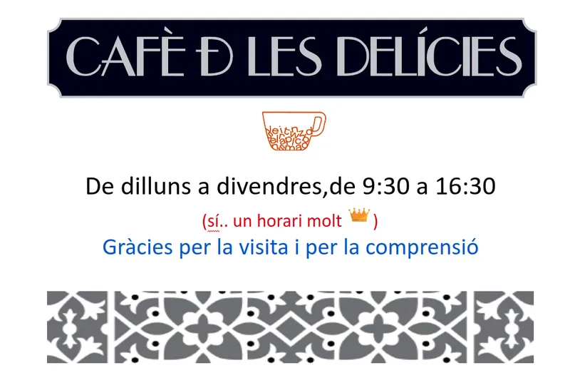 Cafè de les Delícies