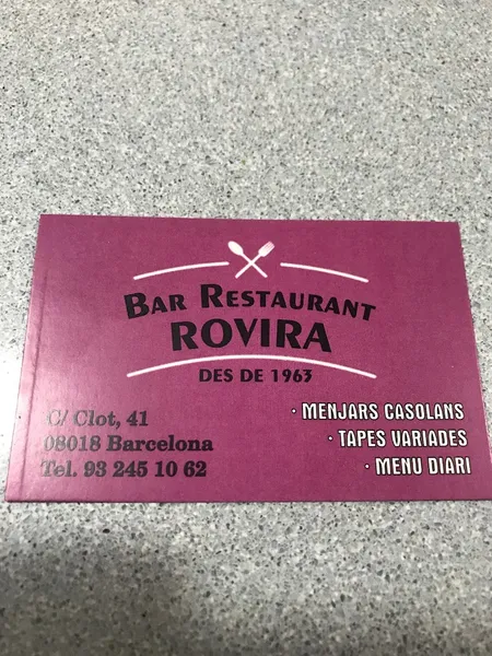 Restaurant Bar Rovira