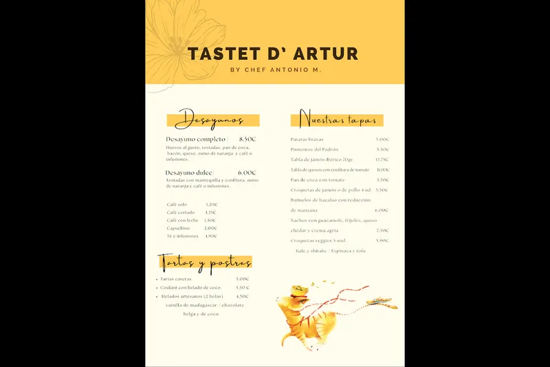 El Tastet de l'Artur Restaurante de cocina catalana y española