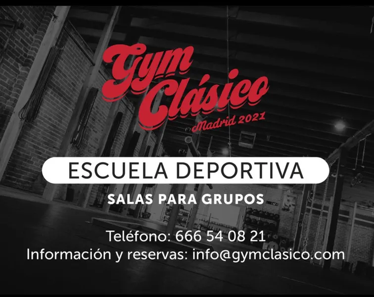 Gym Clásico - Escuela deportiva en Madrid