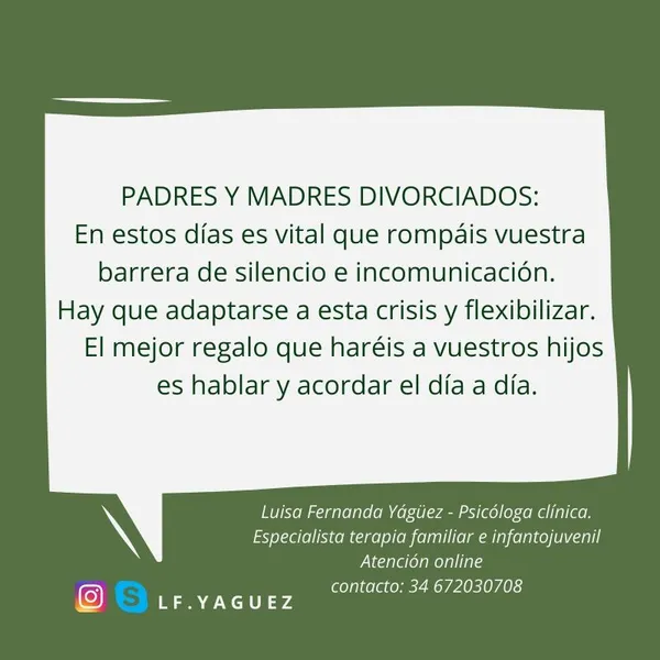 PSICÓLOGA CLÍNICA Luisa Fernanda Yágüez