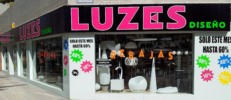 Luzes Diseño - Tienda lámparas iluminación Zaragoza Actur