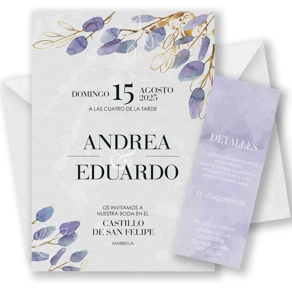 Letra en Papel - Invitaciones de boda en Málaga