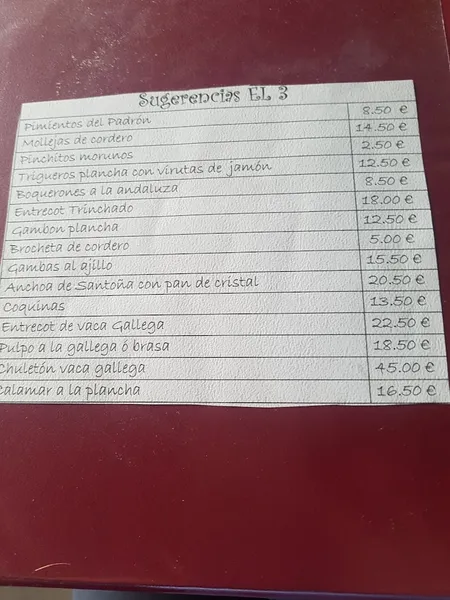 Restaurante El 3