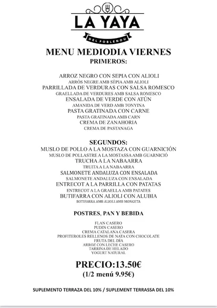 Restaurante La Yaya del Poblenou