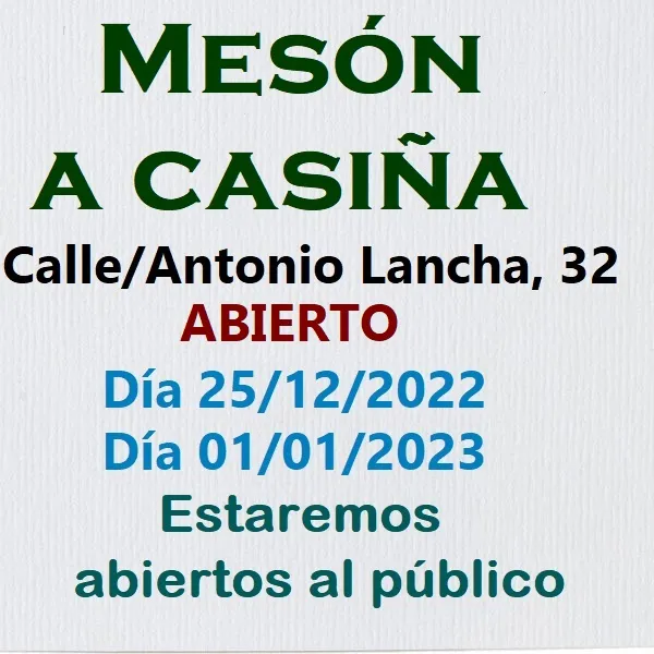 Mesón A Casiña