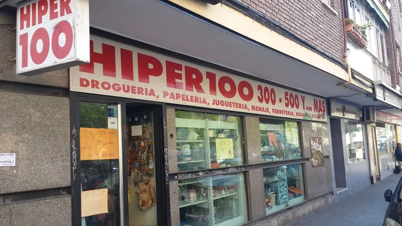 Híper 100, 300, 500, y más... (bazar, alimentación y frutos secos)