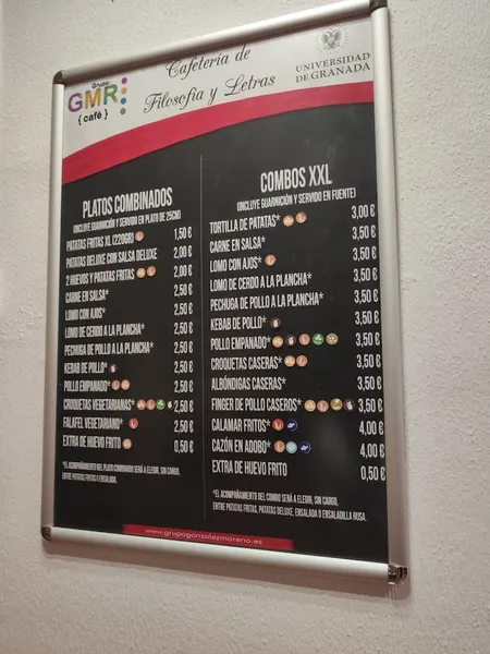 Cafetería de la Facultad de Filosofía y Letras