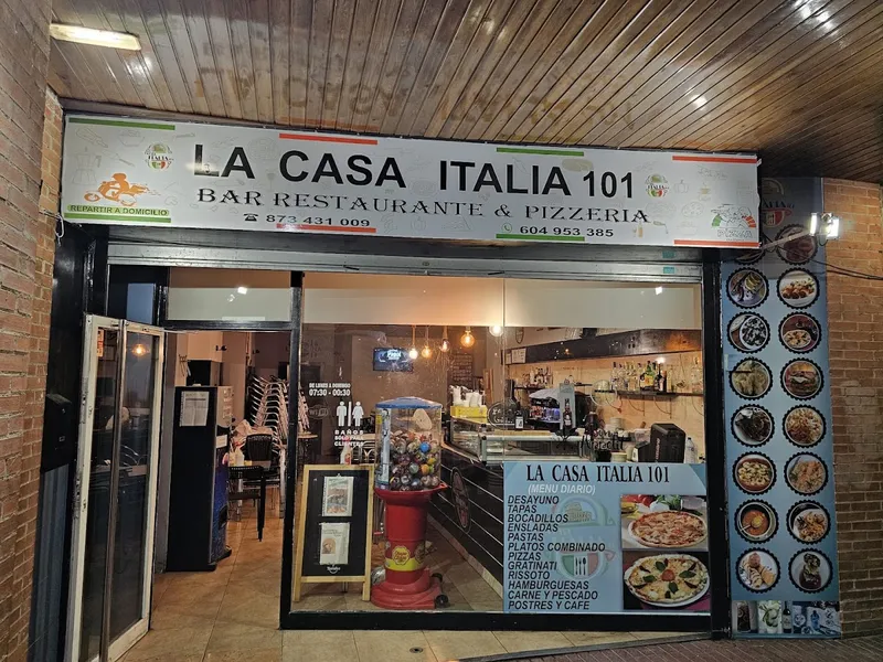 La casa Italia Bar restaurante y pizzería