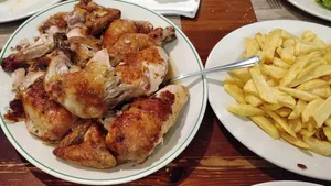 pollos asados de Monte Caramelo-Masustegui Bilbao