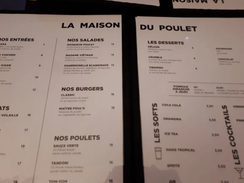 La Maison du Poulet : Restaurant Halal Paris