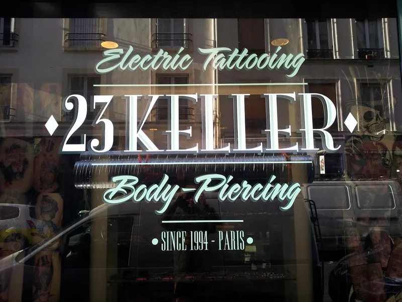 Abraxas / 23 Keller, body piercing & tattoo - Bastille Paris 11ème