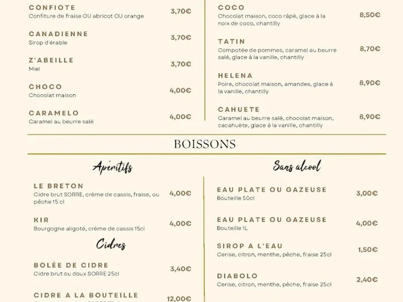 Crêperie chez Mamie Belou