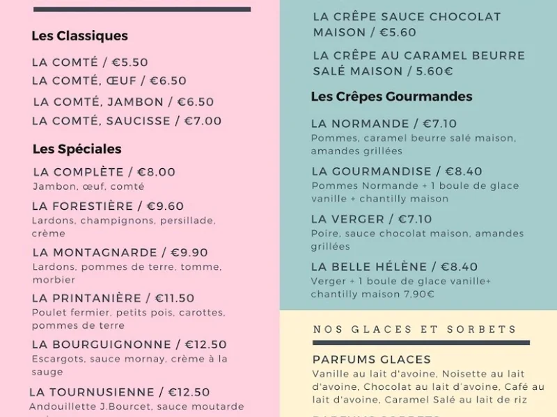 Crêperie Savoury Sweet