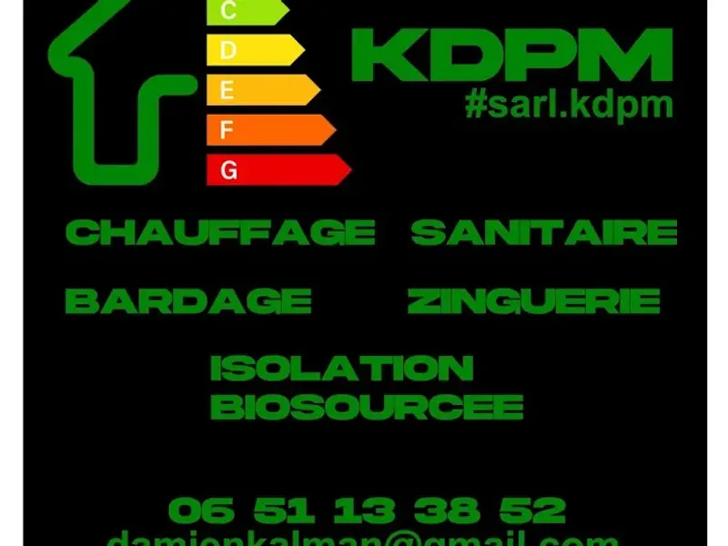 KDPM PLOMBIER CHAUFFAGISTE ZINGUERIE BARDAGE M.O.B BLOKIWOOD