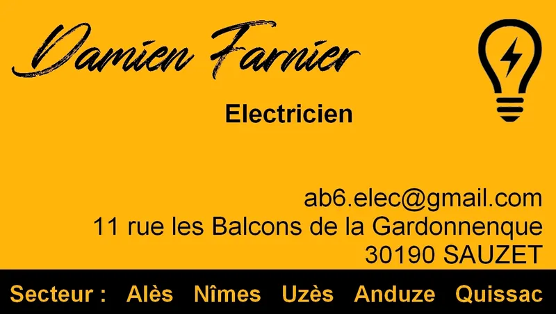 AB6 ELEC - Damien FARNIER - Électricien - Climatisation - 30190 - Alès - Nîmes - Uzès - Gard