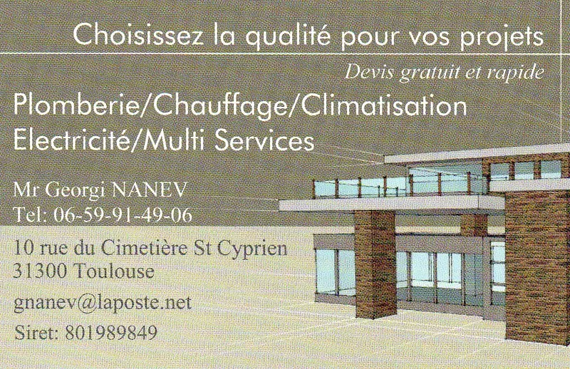 Plomberie chauffage climatisation Nanev