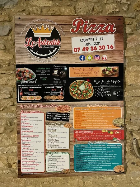 Autentik pizza