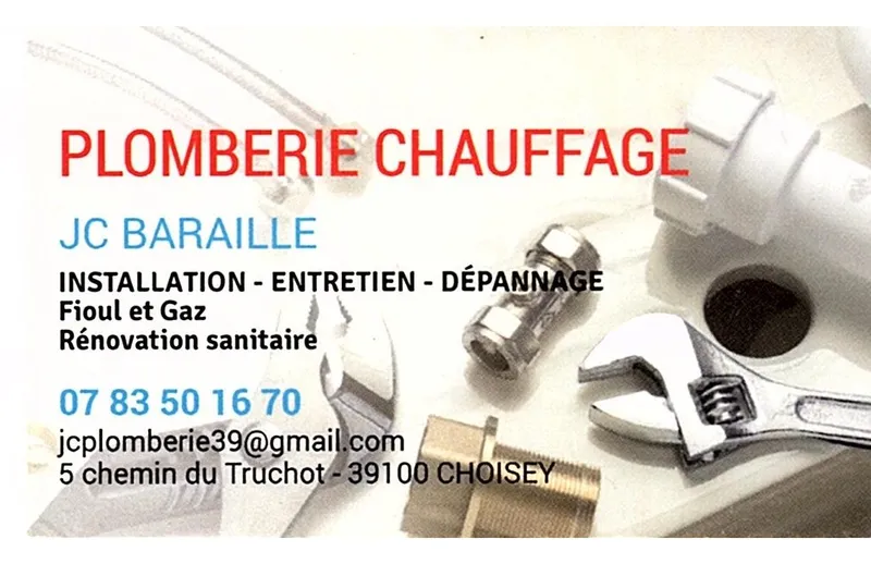 JC BARAILLE Dole - Choisey plombier-chauffagiste