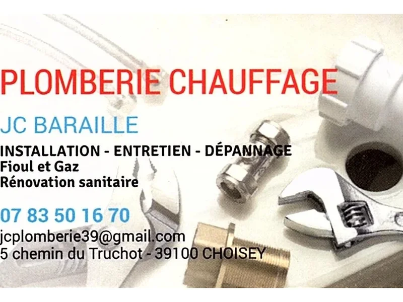 JC BARAILLE Dole - Choisey plombier-chauffagiste