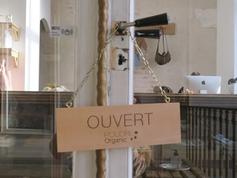 Le showroom Poudre Organic