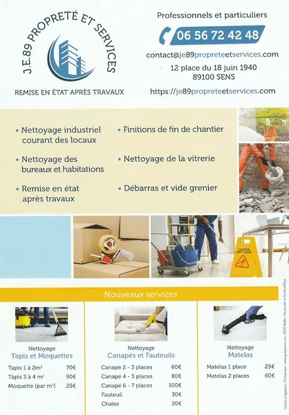 J.E 89 Propreté et Services