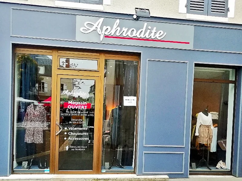 MAGASIN APHRODITE, magasin de vêtements et accessoires pour femme. Cosne Cours sur Loire