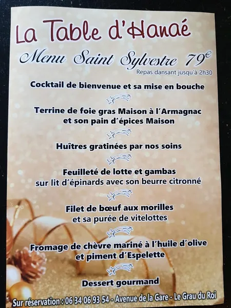 La Table d'Hanaé