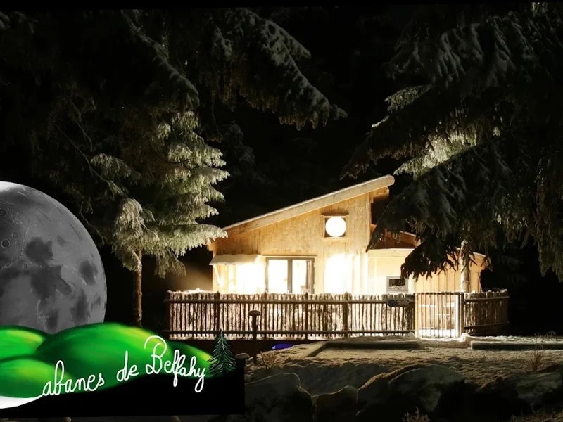 Les Cabanes de Belfahy:Hebergement insolite perchées weekend romantique séjour spa privatif(Vosges)