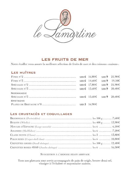 Restaurant Le Lamartine