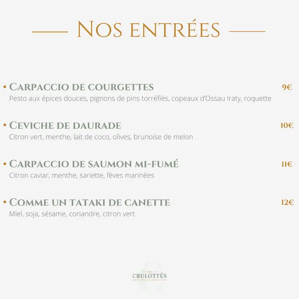 Les Crulottés - Restaurant