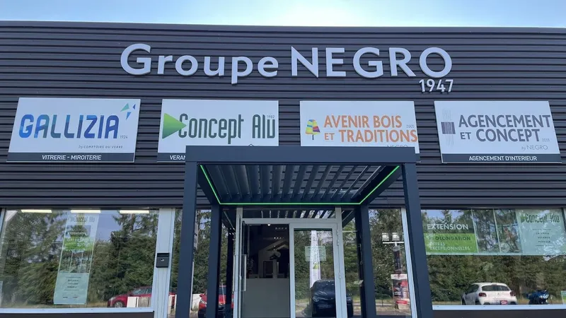 Vérandas CONCEPT ALU - Groupe NEGRO