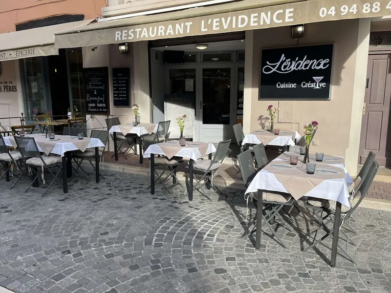 Restaurant L'Évidence Sanary-sur-Mer