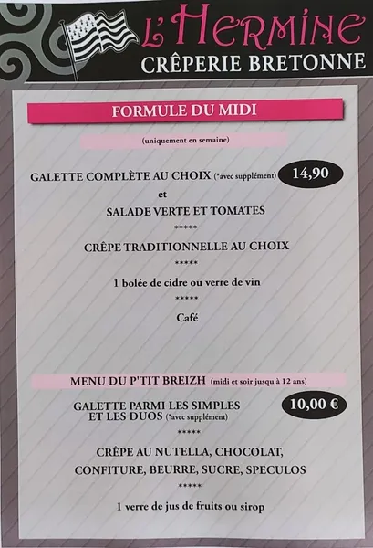 Crêperie L'Hermine