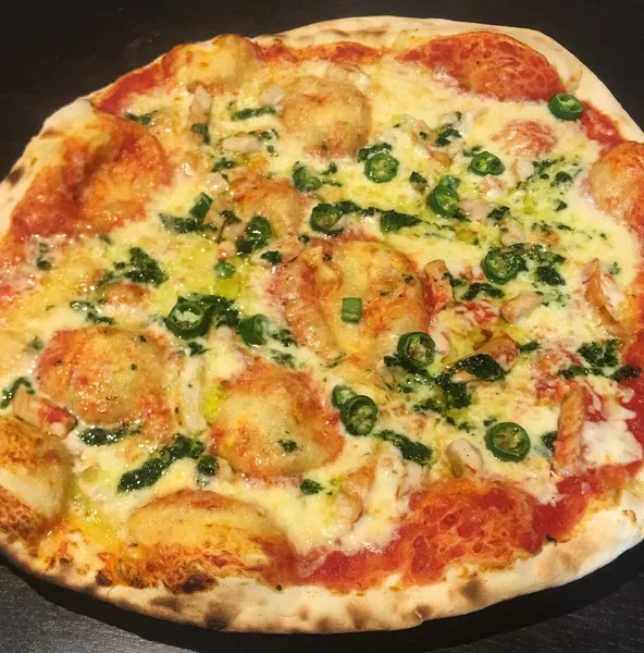 La pizza au feu de bois