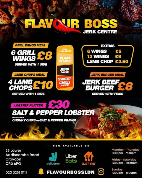 Flavour Boss Jerk Centre