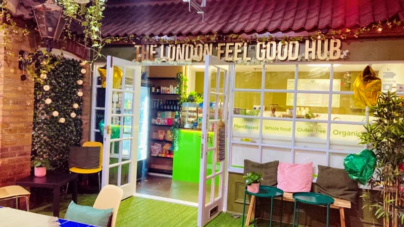 The London feel good hub vegan cafe