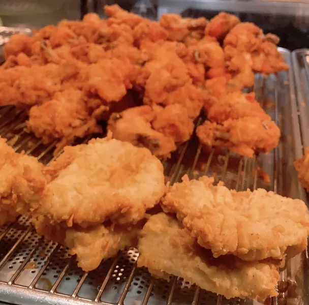 Hot wings fried chicken