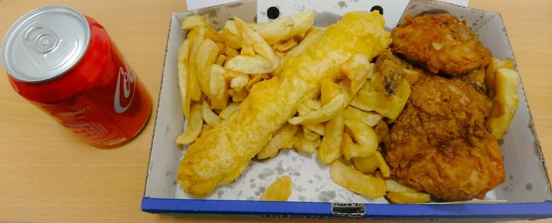 Cod's Plaice Fish and Chips