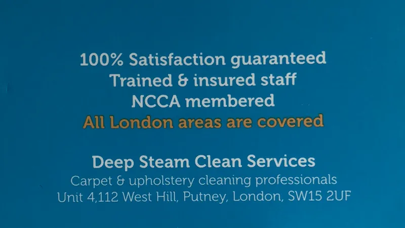 Deep Steam Clean Services