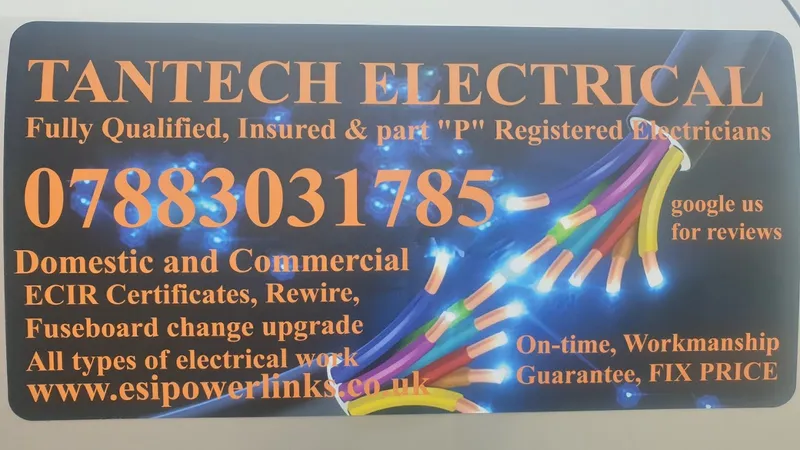 electrician @ tantech Electricals (midlands)